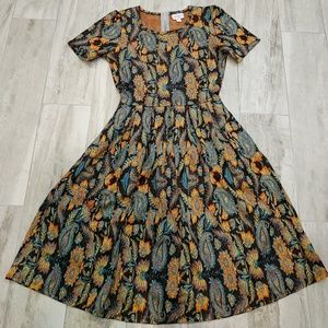 XS Lularoe Amelia dress, Paisley